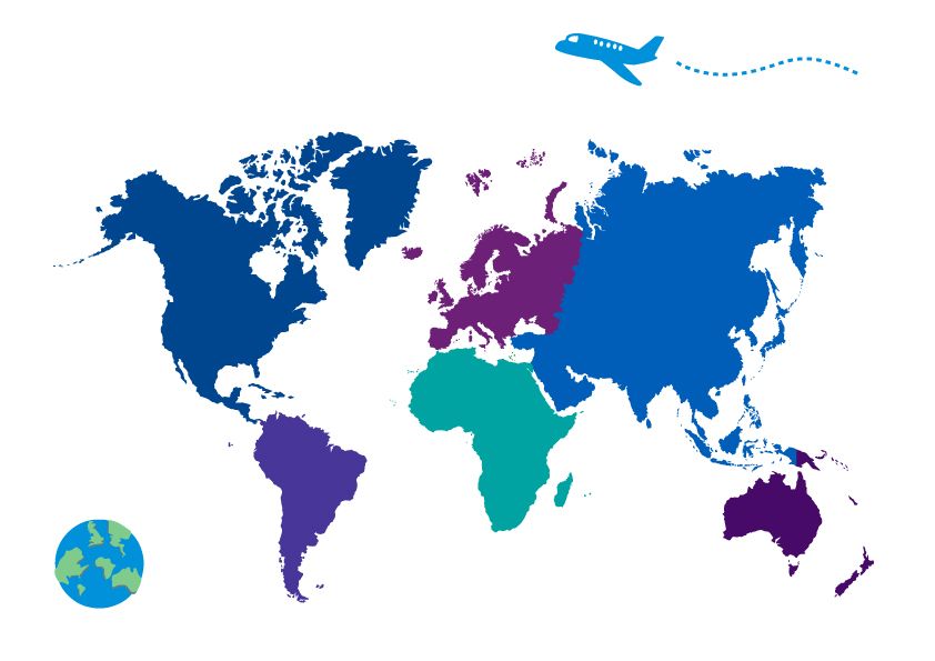 World Map International Assignments
